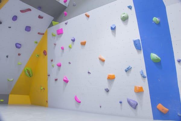 Fun bouldering walls.