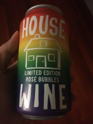 House Wine Rose Bubbles Limited Edition