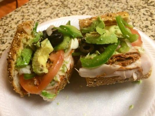 Salsalito turkey sub