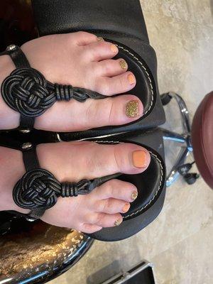 Autumn  pedicure