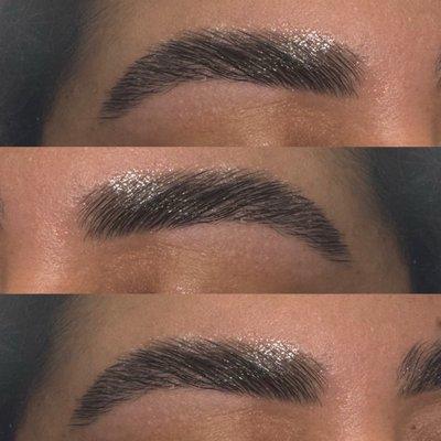 Brow wax and lamination