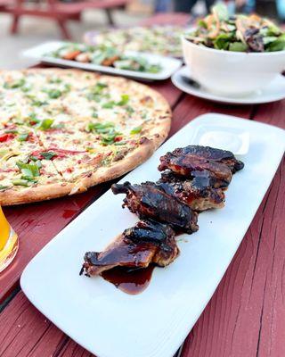 Maple chili wings