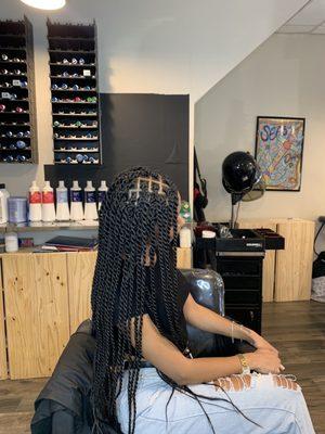 Marley twist done by Awa