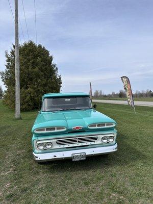 Old truck at winery