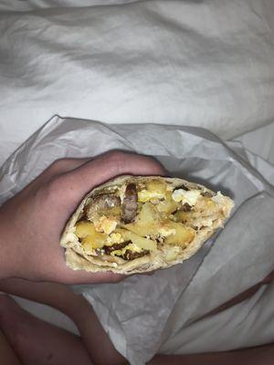 Sausage burrito