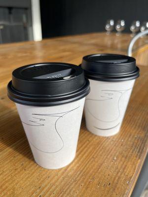 Two coffees from J!