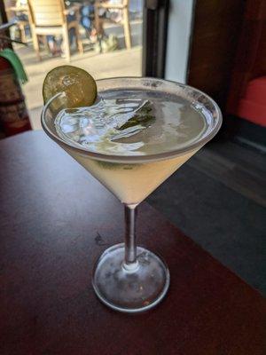 Cucumber martini of the week