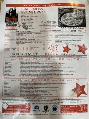 Menu 11/17/2021