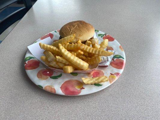 Double Cheeseburger with Fries