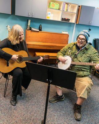 Music therapy session at NMTS.