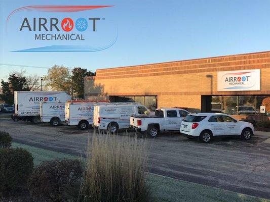 AIRROOT MECHANICAL Headquarters | |1920 Wright Blvd Unit C Schaumburg, IL 60193 US