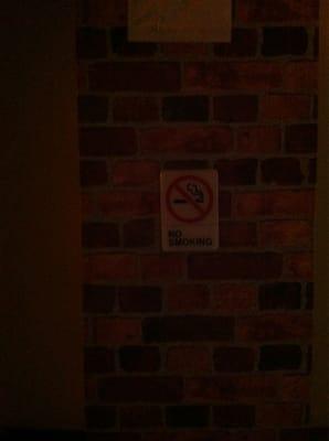 No smoking!