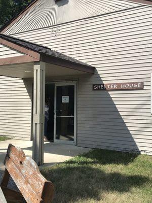 Meeting house at Echo Grove Camp