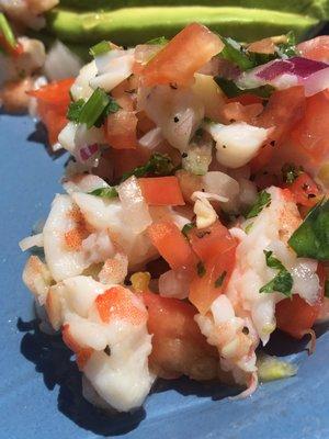 Shrimp ceviche is incredible!