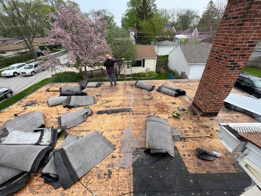 new flat roof install