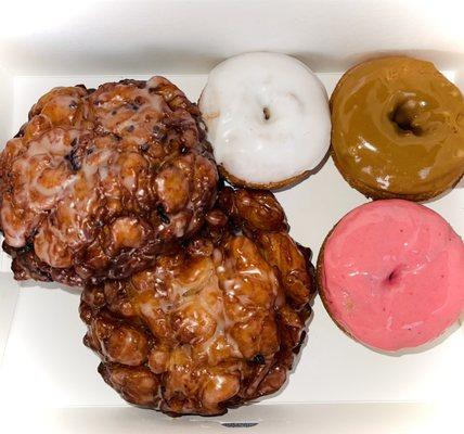 Blueberry Fritters & Cake Donuts