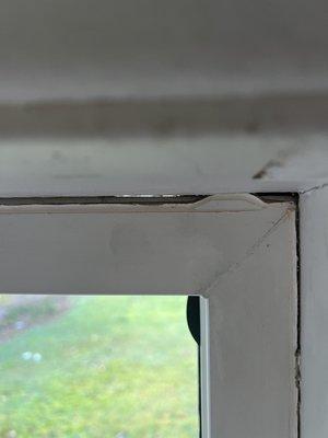 Window is literally not attached to the wall