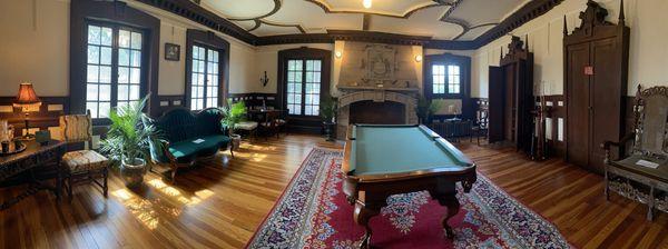 Billiards room on the 3rd floor