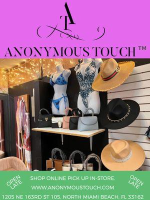 #OpenNow #7DaysAWeek #ShopNow #PlaceOrder #Sale #MenStyle #WomenFashion #HatLover #JewelryEnvy #Health&Beauty #FashionPorn #AnonymousTouch #