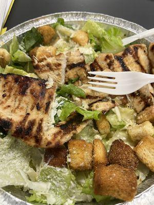 Take out Grilled Chicken Caesar Salad