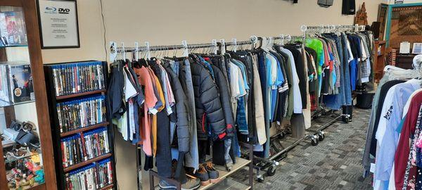 We consign men's clothing.