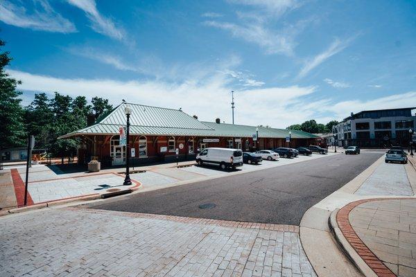 Culpeper Train Depot and Exterior of the Culpeper Visitor Center