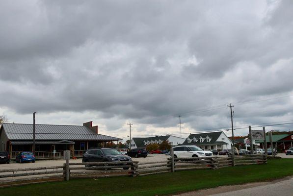 Storefront and signage on Highway 42.