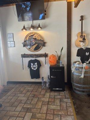 Halloween set up