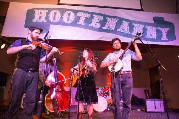 Grow Dat's annual Hootenanny barn dance benefit, featuring opening act My Wife's Hat.