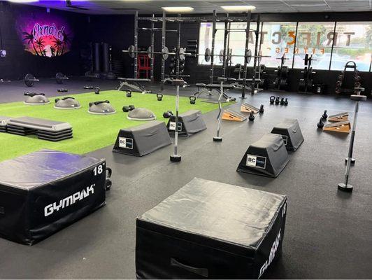 when you see the bootcamp set up like this, you know the workout is gonna be epic!