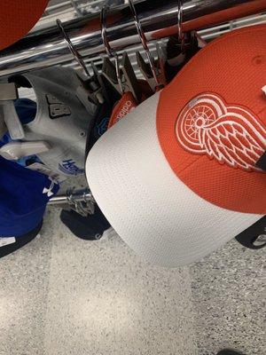 Had several NHL hats on 12/30