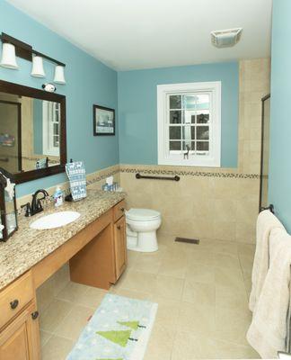 Sometimes the Bathroom needs to be Open and Functional!  We can get you there.