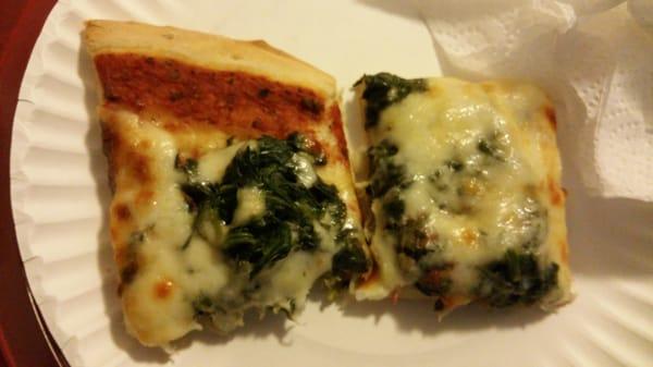 Spinach thin crust