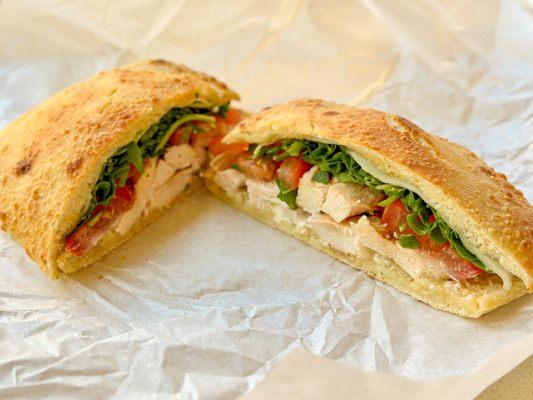 Grilled Chicken Bocata - Grilled Chicken, Provolone, Arugula, Tomato, Aioli