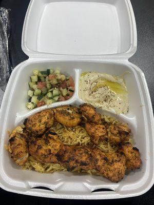 Chicken shishtawook plate