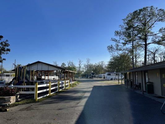 Overview of the campground