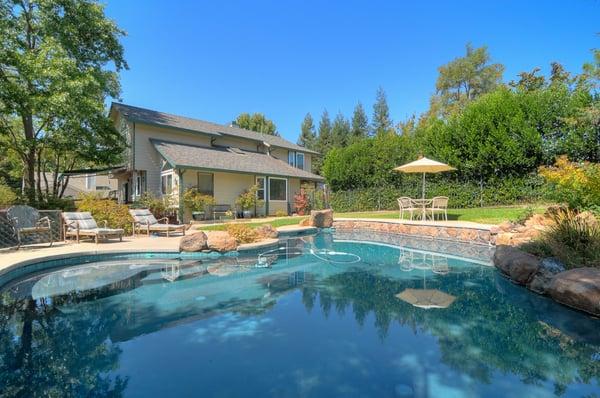 5945 Dahboy Way, gorgeous new listing in Orangevale,  Super private home on a large lot with a pool, only $425,000