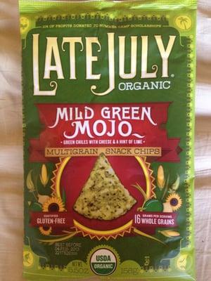 Viewminder's givin' you the low down mojo on Late July Mild Green Mojo Multigrain Snack Chips from Whole Foods!