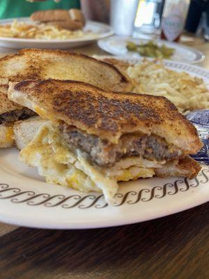 Sausage Egg and Cheese Melt