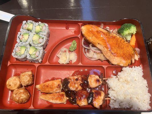 Salmon Teriyaki Dinner Bento Box