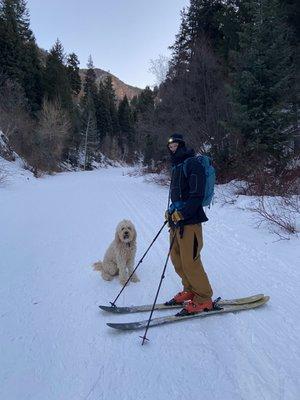 NEW SKIS AND BOOTS