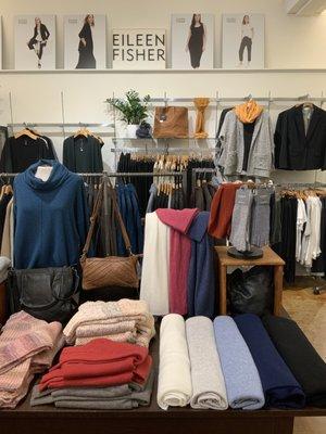 Cashmere and Eileen Fisher