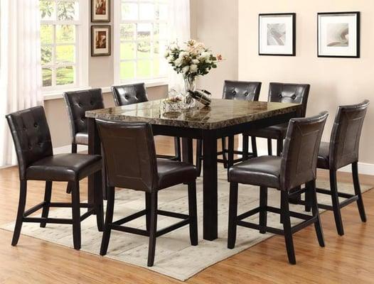 SET IS PERFECT WITH 4, 6, OR 8 CHAIRS!!