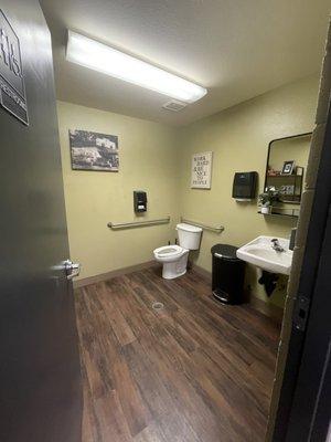 New Location's Customer Bathroom