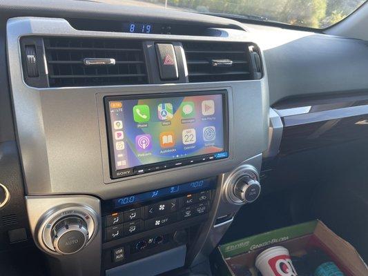 New Sony wireless CarPlay head unit