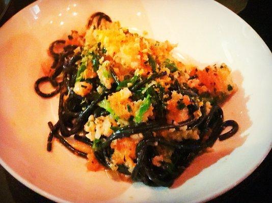 Squid ink pasta