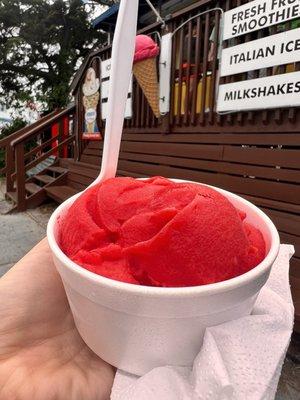 Cherry Italian ice