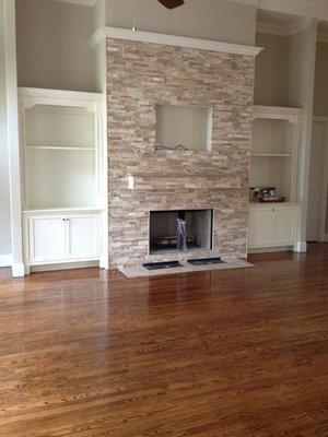 Hardwood floors not only look amazing, they make it much easier to clean compared to carpet...