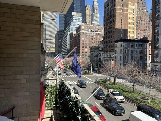 Looking north from office on Park Avenue at 36 Street