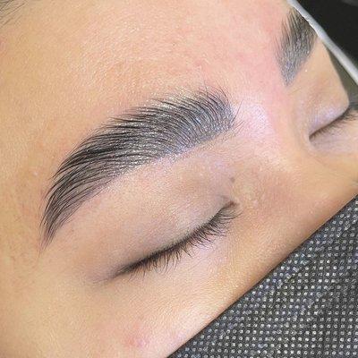 Eyebrow lamination